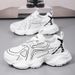 Dad's Shoes Summer Thin 2025 New Super Hot Thick Sole Increased Mesh Breathable Sports And Leisure Shoes_vogvips.com