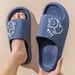 Cute Cat Women Slippers Home Sandals Bear Cartoon Flip Flops Beach Men Summer 2025 Couple Unisex No-Slip Slides Soft Sole Shoes_vogvips.com