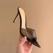 European And American 2025 Spring New Transparent Strap High Heel Sandals For Women, Thin Heel, Pointed Open Toe, Sexy_vogvips.com