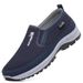 Loafers Men Sneakers Mesh Breathable Non-Slip Slip On Vulcanized Shoes Soft Sole Solid Color Comfortable Water Shoes Zapatos200_vogvips.com