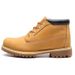 European Warm Series Dongwu Shoe Factory Men's Outdoor 23061 Yellow Martin Women's Shoes Mid-top Work Boots Cowhide_vogvips.com