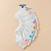 10 Pairs Kids Socks Heart Pattern Bar White Basic Sports Versatile Children's Footwear,girls' School Socks_vogvips.com