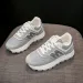Running For Women Black Brown Grey Comfortable Mesh Sport Shoes Jogging Tennis Platform Sneakers_vogvips.com