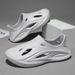 Men's Summer Soft Sole Clog Sandals With Cushioning, Sports Coconut Beach Closed-Toe Lightweight Slippers For Men_vogvips.com