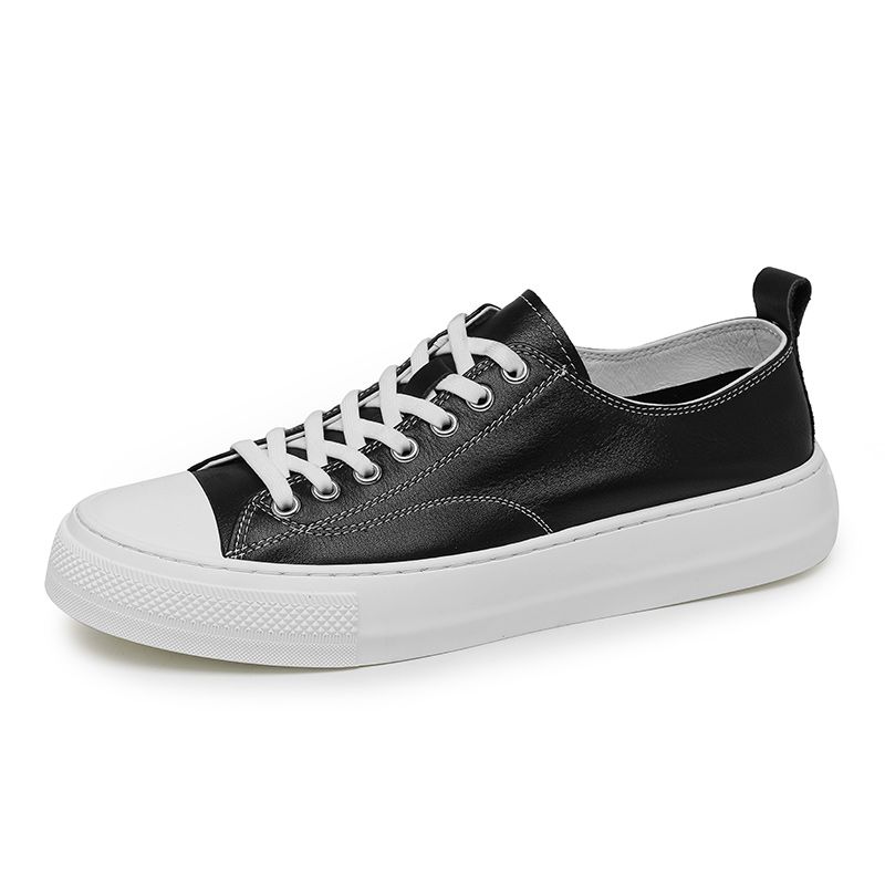 Luxury Brand Men Casual Flat Designer Shoes Fashion Outdoor Antiskid Walking Sneakers Classic Genuine Leather Board Shoe_vogvips.com