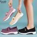 Spring New - Breathable Anti Slip Soft Soled Comfortable One Step Flat Casual Walking Women's Shoes_vogvips.com