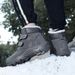 Kids' Outdoor Hiking Warm Martin Boots - Winter Snow Boots With Thick Insulation, High-Top Comfortable Shoes For Boys And Girls_vogvips.com
