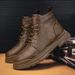 Men's Retro British Style Leather Martin Boots Mid-Calf Work Boots With Rubber Sole For Winter (Size 38-46, Black/Brown/Tan)_vogvips.com