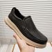 Spring new lightweight line thick soled comfortable men's shoes_vogvips.com