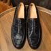 Euro Step 【Cowhide Lining】2025 Summer British Style Loafers Cowhide Agate Pattern Men's Casual Moccasins Leather Shoes_vogvips.com