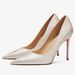 Red Sole Heels 2025 Shallow Mouth Patent Leather Pointed Toe Nightclub Elegant Single Shoes Women Thin High Heel_vogvips.com