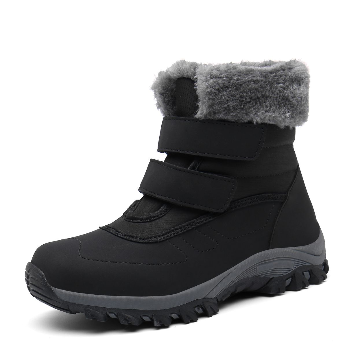 Women's Shoes, Autumn And Winter, Women's High Top With Plush Cotton Shoes, Thick Snow Boots_vogvips.com