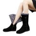 Women's Shoes Winter All Match Snow Boots Women's Shoes Plus Velvet Thickened Mid Tube Martin Boots Wedge Heel Non Slip Warm Side Zipper Cotton Boots_vogvips.com
