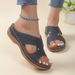 Women's Shoes New Style Sandals For Women Wedge Heel Ladies Large Size Slippers Mother Shoes Roman Style_vogvips.com