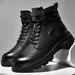 European Warm Series Thick-Soled Martin Winter Work Short Boots High-Top Motorcycle Men's Shoes Genuine Leather Non-Slip Wear-Resistant_vogvips.com