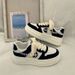 Wheat Ear Women's New All Match Sneakers Thick Soled Casual White Shoes Women_vogvips.com