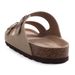 Shevalues Men Classic Leather Sandals Fashion Double Outdoor Beach Shoes Comfort Unisex Cork Footbed Slippers With Arch_vogvips.com