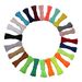 Solid Color Flat Double-layer Shoelaces Casual All-fit Clothes With Decorative Accessories Rope Strap_vogvips.com