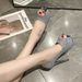 Sequin Trendy European And American Sexy Nightclub Peep-toe Platform Stiletto Pumps_vogvips.com