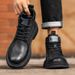 Autumn 2025 New Martin British Style High-top Thick-soled Work Shoes Men's Leather Boots_vogvips.com