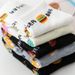 3/5 Pairs Of Women's With Hamburger, Pizza, Fries Designs, Cute Girls' Ankle Thin Breathable Socks Spring, Summer, And_vogvips.com