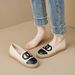 Xiaoxiangfeng Thick-soled Fisherman Shoes Women's One-pedal Retro Shallow Mouth Inner Height-increasing Single Shoes_vogvips.com