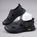 Men's Shoes 2025 Summer New Hollow Breathable Driving Shoes Dad Soft Casual Cave Closed Toe Sandals_vogvips.com