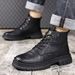 European Warm Series Autumn Winter Fleece-Lined Martin Mid-Cut 2025 New Boots Men's Fashion Shoes_vogvips.com