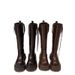 7cm Thick Sole Knight For Women 2025 Autumn Winter New Small Size Motorcycle Over-the-Knee Platform Long Boots_vogvips.com