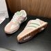 Trendy German Training For Women 2025 Spring And Autumn New Flat Sports Board Shoes, Summer Versatile Casual White Shoes_vogvips.com
