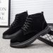European Warm Series New Mid-top Breathable PU Sports Casual Martin Boots Lace-up Large Size_vogvips.com