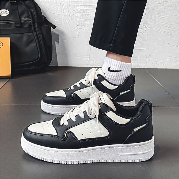 Men's Shoes New Breathable Little White Shoes Male Students Korean Version Trendy Versatile Platform Sports Shoes Casual Board Shoes_vogvips.com