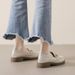 Platform Loafers Women's Round Head One Pedal Soft-soled Single Shoes British Style Small Leather Shoes_vogvips.com