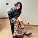 Over-the-Knee Long Western Fashion Show Style Belt Buckle Chunky Heel Martin Boots Women 2024 Spring Summer Genuine_vogvips.com