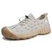 Men's Summer Breathable Mesh Clogs, Slip-On Hollow Soft Sole Closed-Toe Non-Slip Casual Shoes_vogvips.com