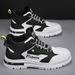 Fashionable Trendy Men's Shoes, New Martin Thick Sole, Height Increasing, Student Anti Slip, Lightweight, Versatile,_vogvips.com
