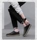 Men's Round Head Casual Board Shoes Two-layer Cowhide Comfortable And Breathable Work Men's Shoes_vogvips.com
