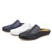 Cross-Border Plus Size Men's Half-Slip Leather Shoes Summer New Hollow Breathable Casual Versatile Handmade Loafers_vogvips.com