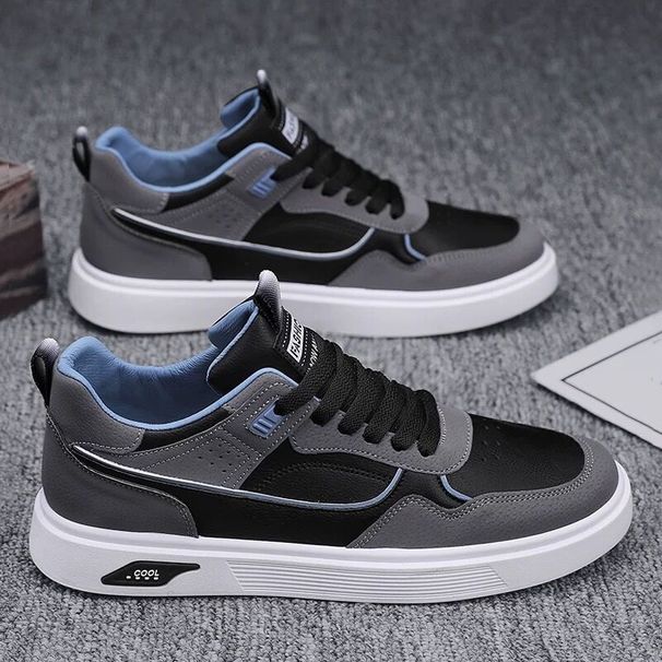 Men's Shoes New Breathable Canvas Shoes Men's Korean Version Trendy Versatile Xiaobai Men's Sports And Leisure Board Shoes Trendy Shoes_vogvips.com