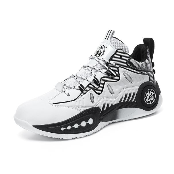 New Middle School Youth Concrete Floor Actual Combat Anti-slip Low-top Blue Ball Shoes Strap Shock Absorption Sports Shoes_vogvips.com