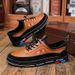 Large Size New Men's Shoes Korean Version Daily Commuter Leather Shoes Fashion Business Casual Men's Shoes Four Seasons Breathable And Versatile_vogvips.com