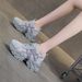 Retro Splicing Dad Shoes Women's Platform Heightening Sports Shoes Casual Versatile Shoes Women_vogvips.com