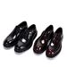 ShoeVault Genuine Glossy Patent Loafers Men Slip-On Breathable Casual Cowhide British Style Lazy Leather Shoes Thick Sole_vogvips.com