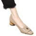 Camellia Square Head Shallow Mouth Thick Heel Single Shoes Women's Low Heel Comfortable Low Heel Soft Leather Shoes_vogvips.com