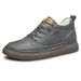 Mid-Top Breathable Sneakers White For Men Teens Youth 6cm 8cm Height Increasing Sports Casual Comfortable Platform Shoes Lace Up_vogvips.com