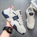 Autumn Breathable White Men's Versatile Thick Soled Sneakers Casual Board Dad Trendy Shoes_vogvips.com