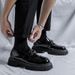 2025 Spring And Autumn New Casual Leather Men's Korean Edition Trendy One Step Leg Le Fu Shoes 25891-R_vogvips.com