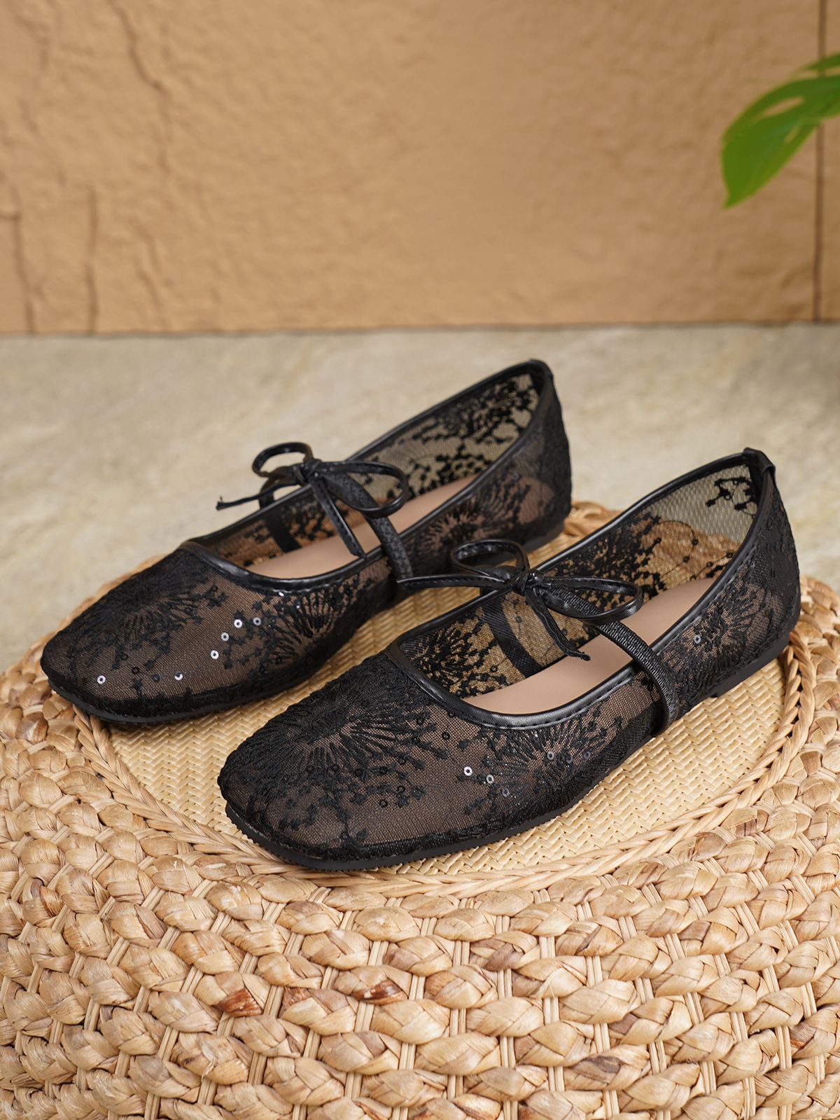 Flat-bottomed Fairy Single Shoes Female Shoes Summer Breathable Ballet Shoes_vogvips.com