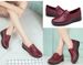 Medium Mother Shoes Single Shoes Soft Sole Medium Old Lady Leather Shoes Flat Non-slip Elderly Shoes Comfortable Grandma Shoes_vogvips.com