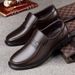 Suitable For All Seasons Genuine Leather Business Formal For Middle-aged Men Soft Sole Cowhide Dad Spring New 2025 Breathable Men's Shoes_vogvips.com